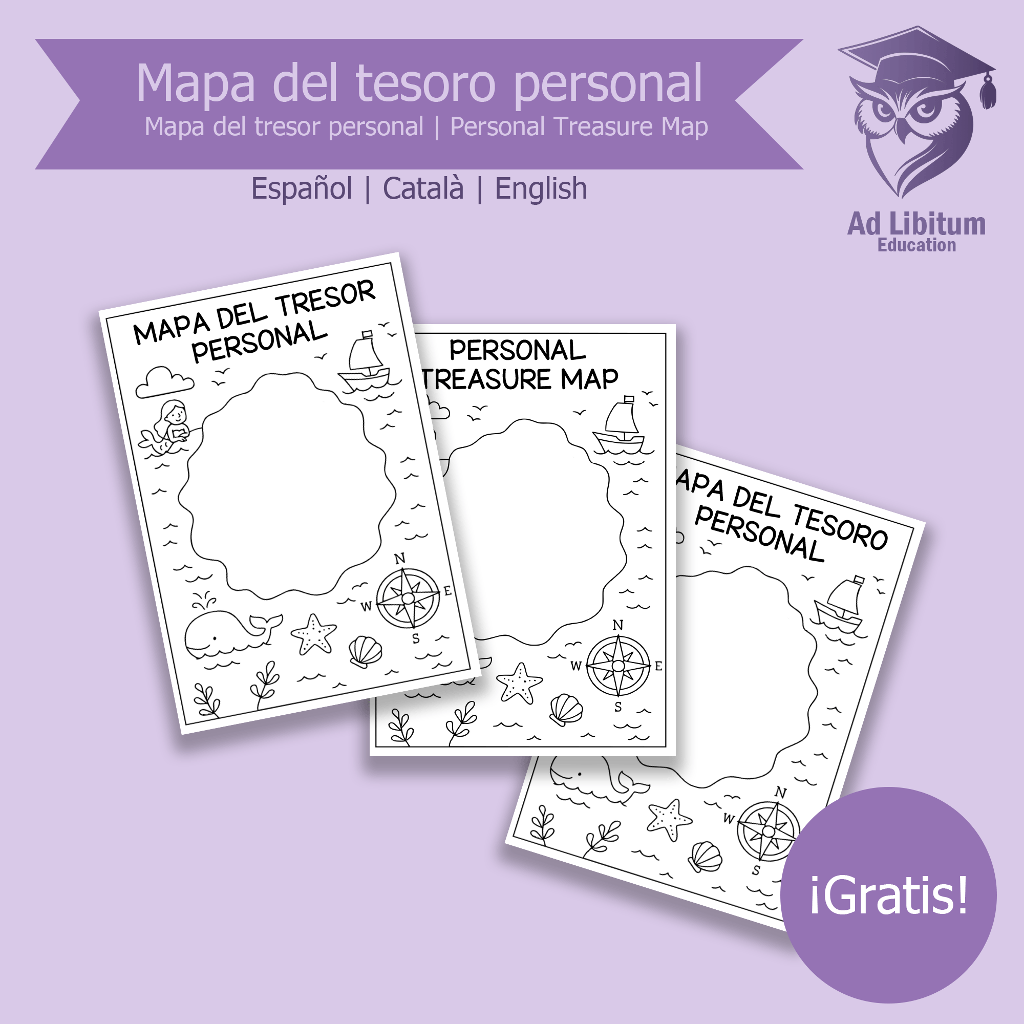 Mapa del tesoro personal: una actividad para conocerse mejor