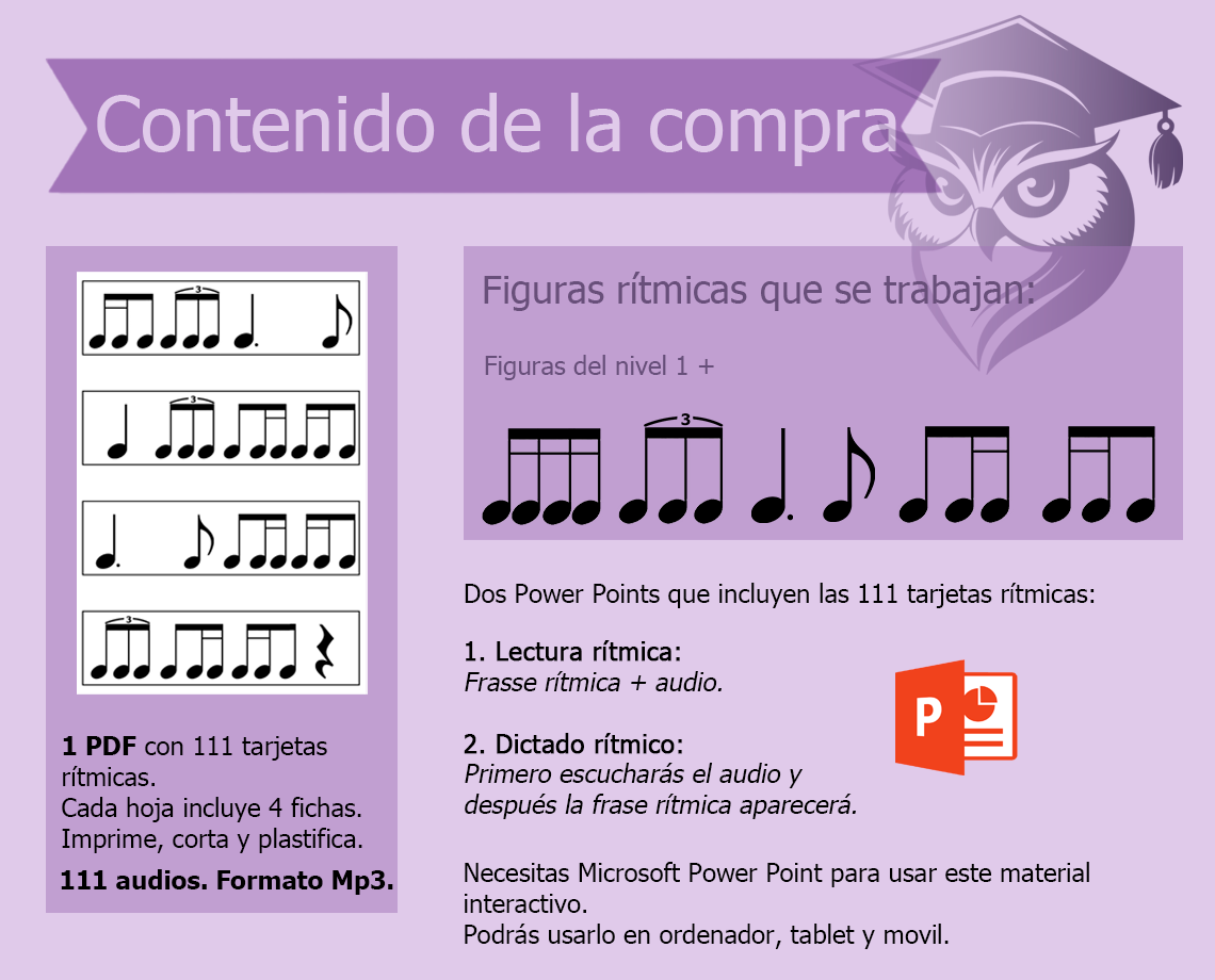 Nivel 2 – Dictado rítmico con audios - Imagen 3